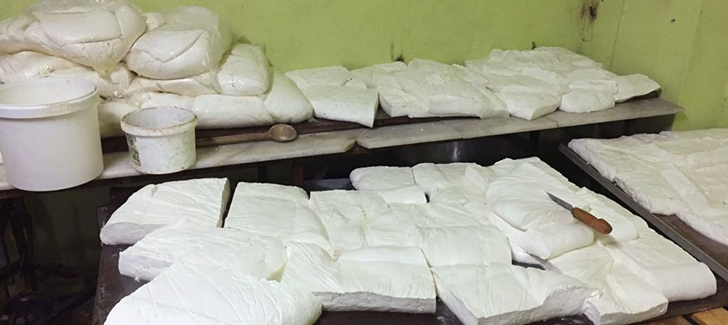 Osmaniye'de 440 Kilo Kaçak Peynir Ele Geçirildi