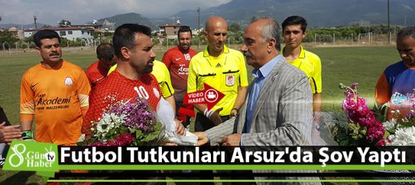 Futbol Tutkunları Arsuz'da Şov Yaptı