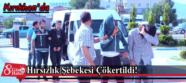 Kırıkhan'da Hırsızlık Şebekesi Çökertildi!