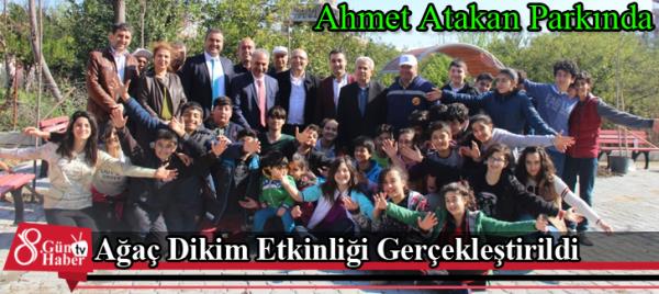 Ahmet Atakan Parkında Ağaç Dikim Etkinliği Gerçekleştirildi