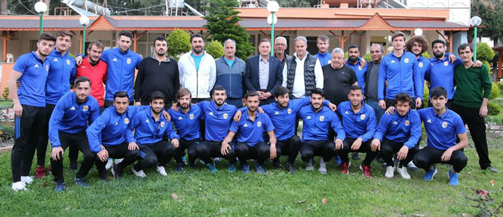 Başkan Lütfü Savaş'tan Erzin Belediye Spor'a Destek Sözü