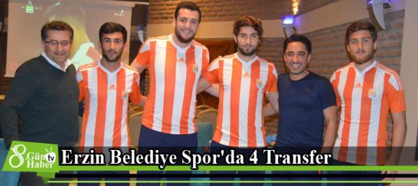 Erzin Belediye Spor'da 4 Transfer