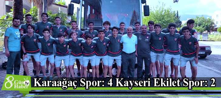 Karaağaç Spor: 4 Kayseri Ekilet Spor: 2