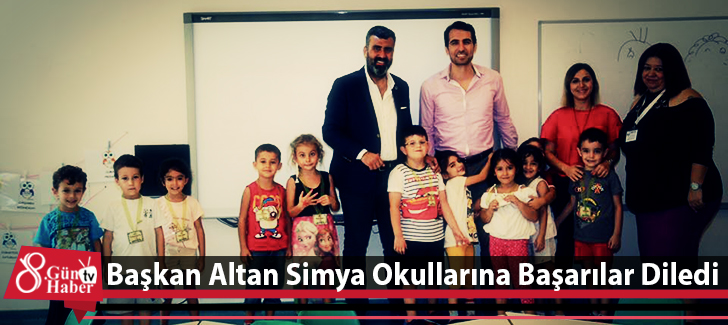 Başkan Altan Simya Okullarına Başarılar Diledi