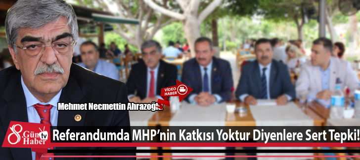 Referandumda MHPnin Katkısı Yoktur Diyenlere Sert Tepki!