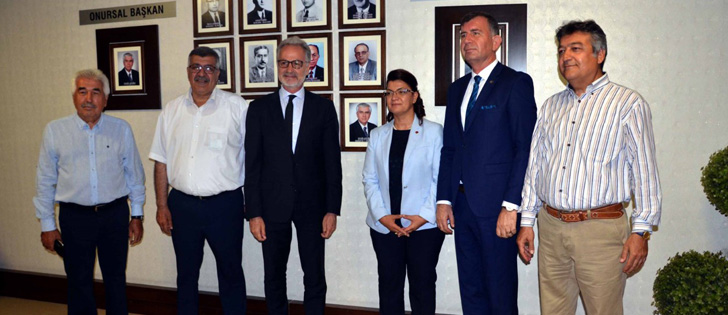 CHP Hatay Milletvekili Adaylarından İTSOya Nezaket Ziyareti