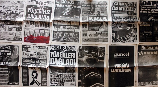 Yerel Gazeteler Dağlıca'daki Saldırıyı Kınadı