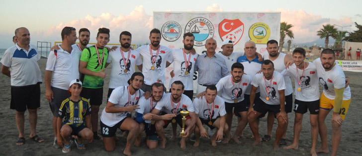TFF Plaj Futbolu Arsuz Etabında Şampiyon Arsuz Belediye Spor