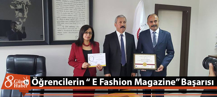 Öğrencilerin  E Fashion Magazine Başarısı