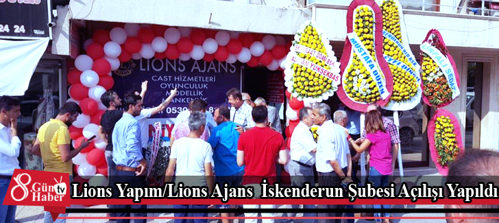 Lions Yapım/Lions Ajans  İskenderun Şubesi Açılışı Yapıldı