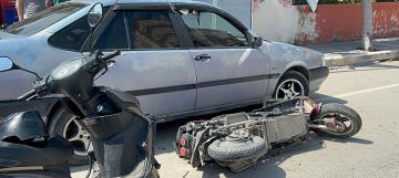Hatay'da otomobille motosiklet çarpıştı: 1 yaralı