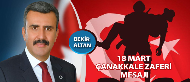 Başkan Altan'dan 18 Mart Çanakkale Zaferi Mesajı