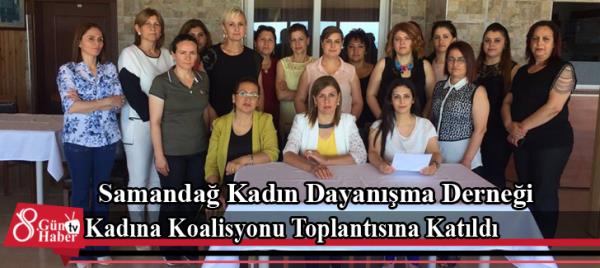 Samandağ Kadın Dayanışma Derneği Kadına Koalisyonu Toplantısına Katıldı