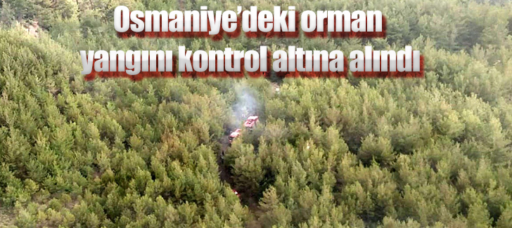 Osmaniye’deki orman yangını kontrol altına alındı