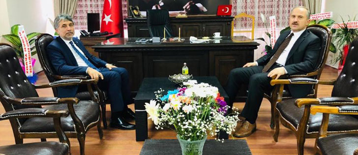 Başkan Yavuzdan Kaymakam Karamehmetoğluna Ziyaret