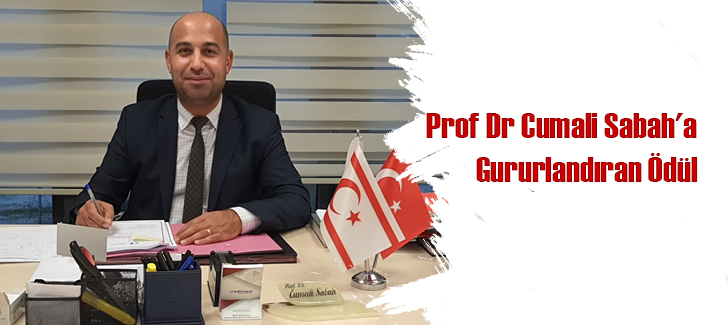 Prof Dr Cumali Sabah'a Gururlandıran Ödül