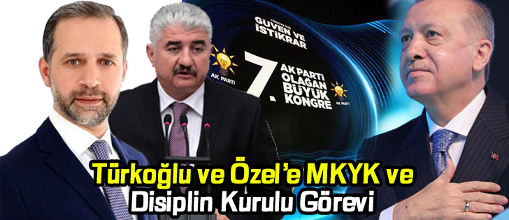  Türkoğlu ve Özele MKYK ve Disiplin Kurulu Görevi