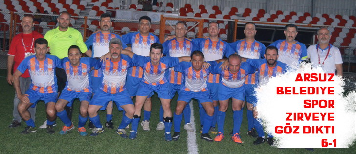 Arsuz Belediye Spor Zirveye Göz Dikti 6-1
