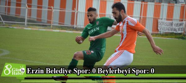 Erzin Belediye Spor: 0 Beylerbeyi Spor: 0