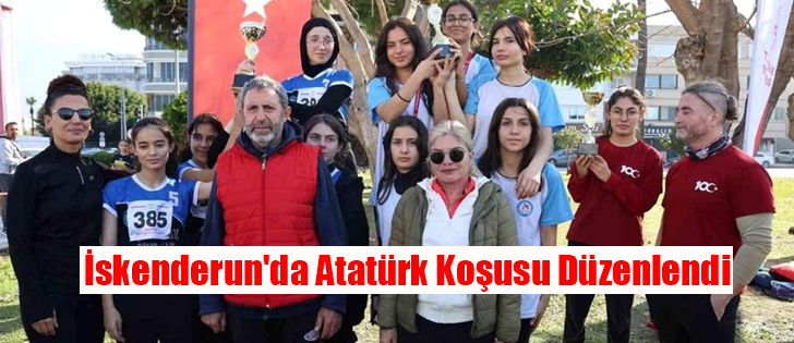 İskenderun'da Atatürk Koşusu Düzenlendi