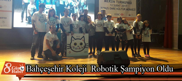 Bahçeşehir Koleji Robotik Şampiyon Oldu