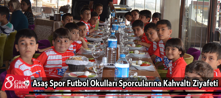 Asaş Spor Futbol Okulları Sporcularına Kahvaltı Ziyafeti