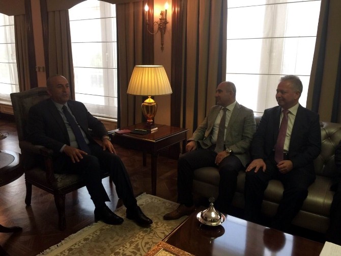 Başkan Kara, Dışişleri Bakanı Çavuşoğlu İle Görüştü