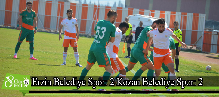 Erzin Belediye Spor:  2 Kozan Belediye Spor:  2