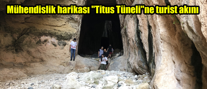 Mühendislik harikası 'Titus Tüneli'ne turist akını