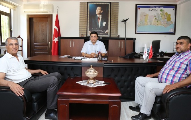 Başkan Tarhan'da Kaymakam Karahaliloğlu'na Ziyaret