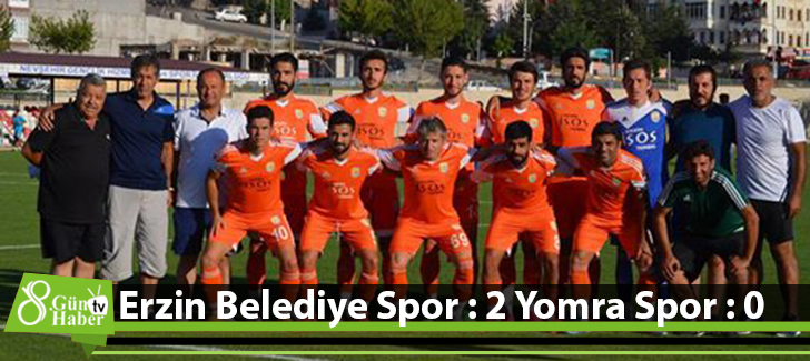 Erzin Belediye Spor : 2 Yomra Spor : 0