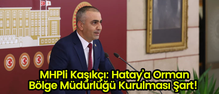   MHPli Kaşıkçı: Hatay’a Orman Bölge Müdürlüğü Kurulması Şart!