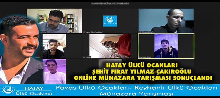  Şehit Fırat Yılmaz Çakıroğlu Online Münazara Yarışması, Sonuçlandı