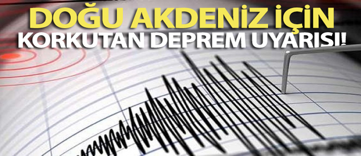 Doğu Akdeniz için korkutan deprem uyarısı
