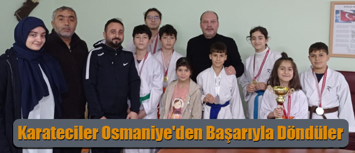 Karateciler Osmaniye'den Başarıyla Döndüler
