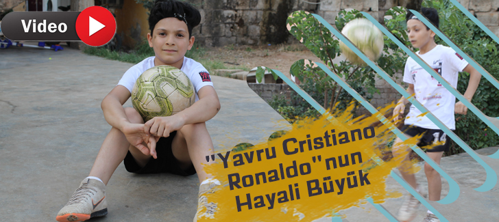 'Yavru Cristiano Ronaldo'nun hayali büyük
