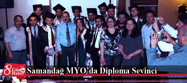 Samandağ MYOda Diploma Sevinci