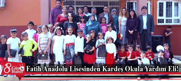 Fatih Anadolu Lisesinden Kardeş Okula Yardım Eli!