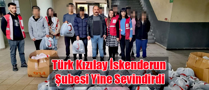 Türk Kızılay İskenderun Şubesi Yine Sevindirdi