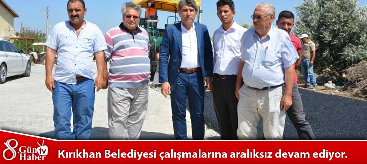 Kırıkhan Belediyesi çalışmalarına aralıksız devam ediyor. 