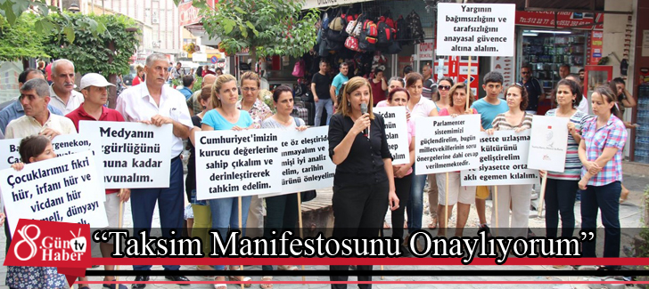 Taksim Manifestosunu Onaylıyorum 