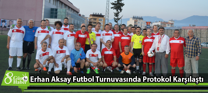 Erhan Aksay Futbol Turnuvasında Protokol Karşılaştı
