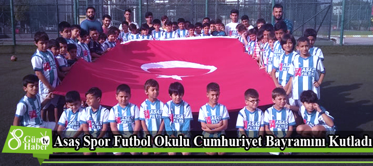 Asaş Spor Futbol Okulu Cumhuriyet Bayramını Kutladı