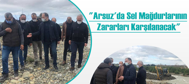 'Arsuz'da Sel Mağdurlarının Zararları Karşılanacak'