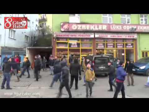 Zonguldak'da Holiganlar Maçın Ardından Ortalığı Karıştırdı!