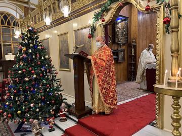 İskenderun Ortodoks kilisesinde Noel ayini