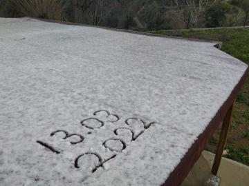 Erzin’e kar yağdı