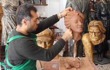 Türkiye'nin heykelleri İskenderun'da üretiliyor