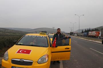 Taksicilerden Mehmetçiğe Destek