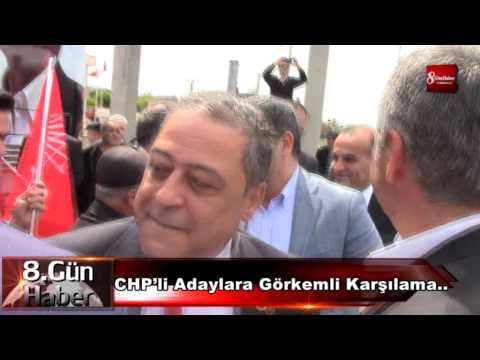 CHPli Adaylara Görkemli Karşılama.. 